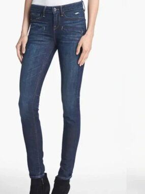 Vince | Denim Jeans Women’s Welt Pocket Dark Blue Wash Skinny, size 30